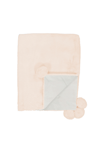 Pink Faux Fur Blanket