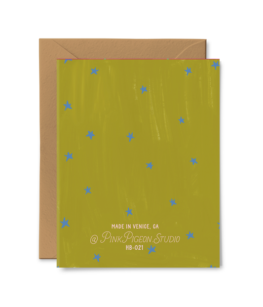 PINK PIGEON STUDIO - T&B - HAPPY BIRTHDAY, DOLL CARD