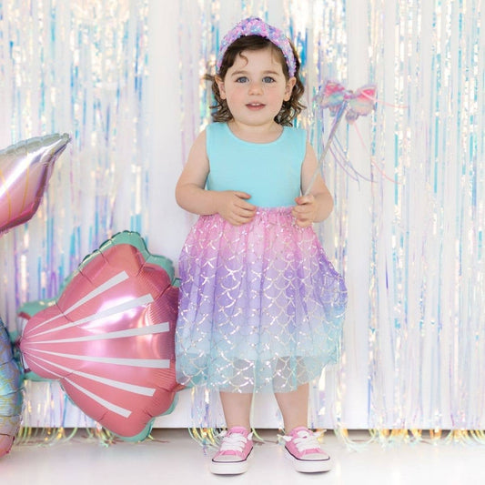 SWEET WINK - T&G - SPARKLING  MERMAID TANK TUTU DRESS