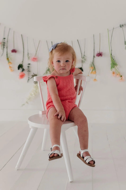 BABYSPROUTS - BBY - KNIT SWEATER BODYSUIT - STRAWBERRY ICE