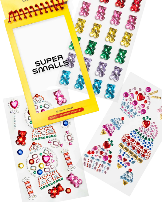SUPER SMALLS - T&B - MAKE IT SWEET GEMIFY STICKER BOOK - MULTI