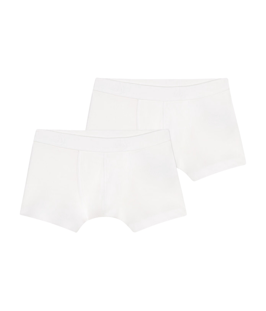 Petit Bateau - Boy 2Pk Boxers White