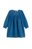 Petit Bateau - L/S Denim Dress w/Flower Detail