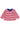 Petit Bateau - L/S Red Striped Logo Tee