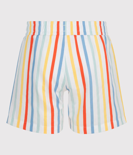 PETIT BATEAU - BB - BOY STRIPE SWIM SHORTS - MULTI