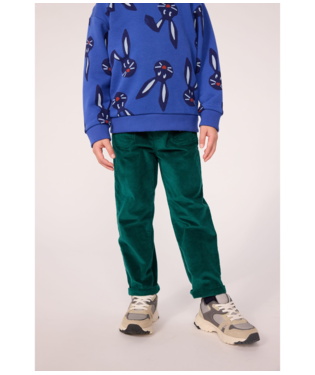 PETIT BATEAU TB BOY CORDUROY PANTS GREEN