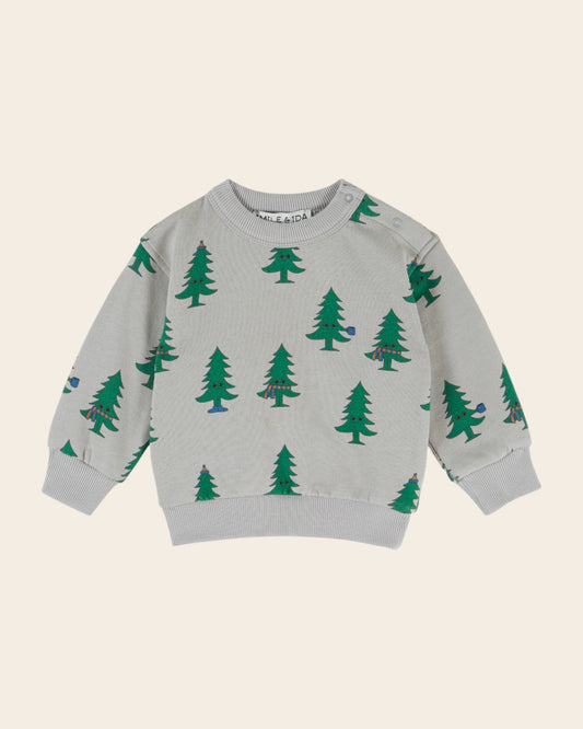ÉMILE ET IDA - TG - SWEATSHIRT IMPRIME ALL OVER - KOALA SAPIN