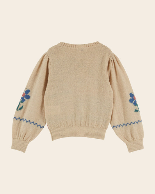 ÉMILE ET IDA - TG - PULL INTARSIA GRAPHIQUE - MAISON