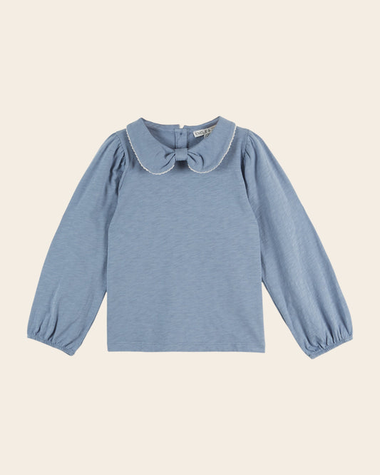 ÉMILE ET IDA - BBY - TS UNI PICOTE JERSEY FLAMME - LAC ECRU