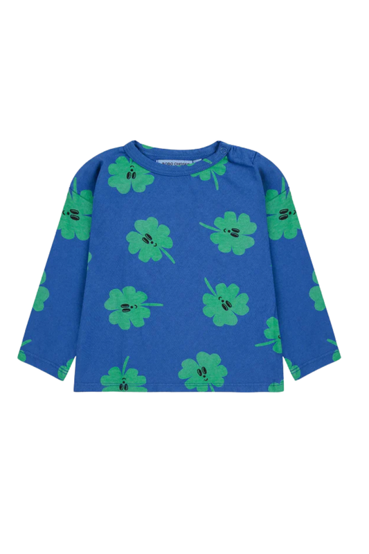 BOBO CHOSES- BBY- Lucky Clover all over T-Shirt