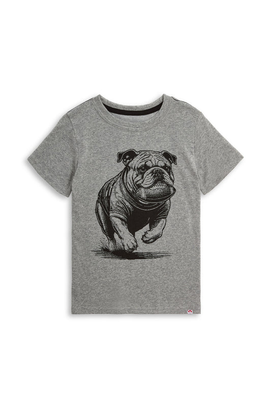 APPAMAN - BB - GRAPHIC SHORT SLEEVE TEE - GREY HEATHER