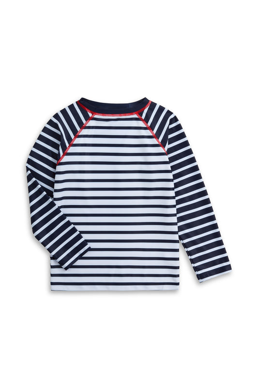 APPAMAN - BB - LONG SLEEVE RASH GUARD - NAUTICAL STRIPE