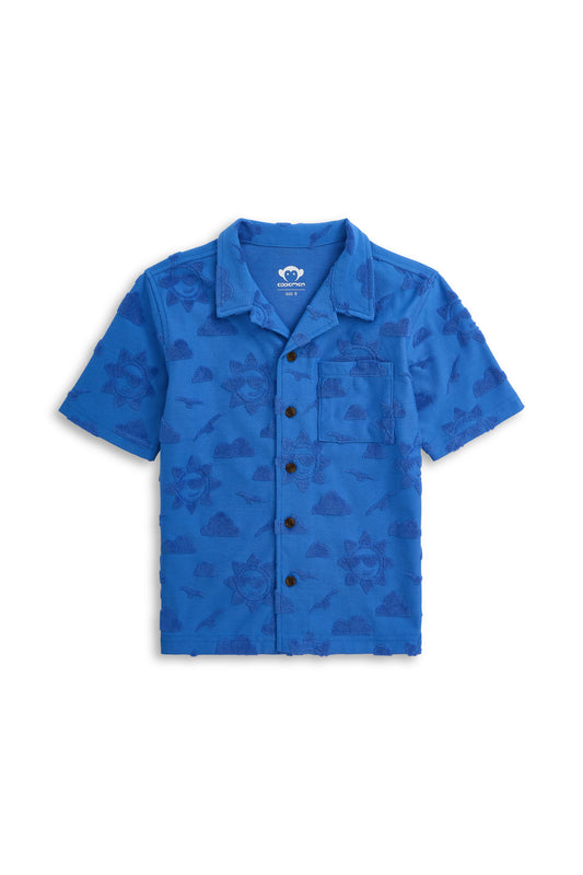APPAMAN - TB - RESORT SHIRT - COBALT BLUE
