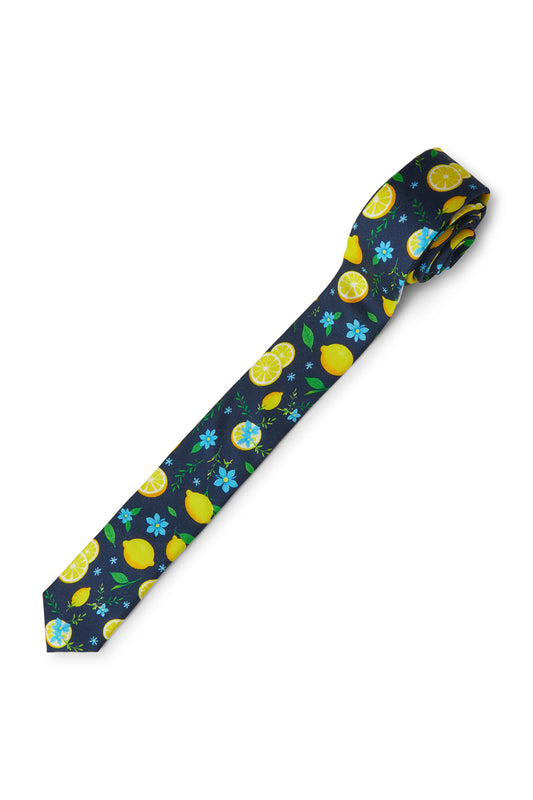 APPAMAN - ACC - TIE - BLUE LEMON ZEST