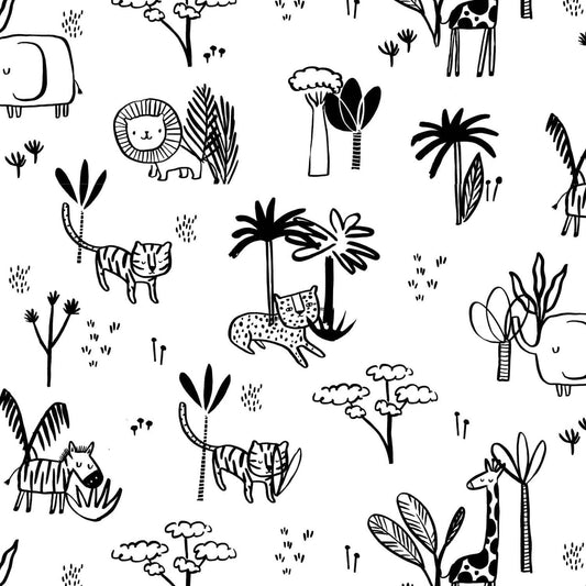 Animal Safari Swaddle Blanket