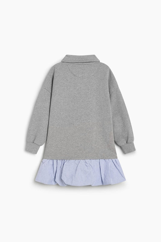 NEW SOCIETY - Ash Dress Mid Grey Malange