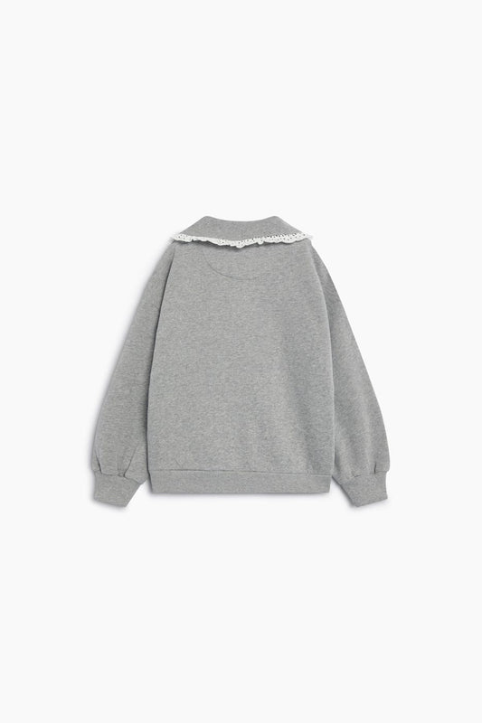 NEW SOCIETY - Ash Polo Mid Grey Melange