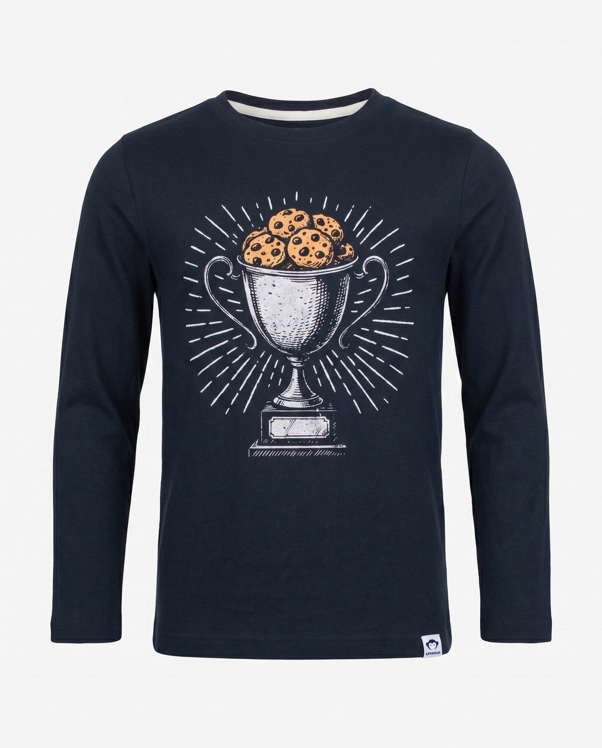 APPAMAN - Graphic Long Sleeve Tee - Black