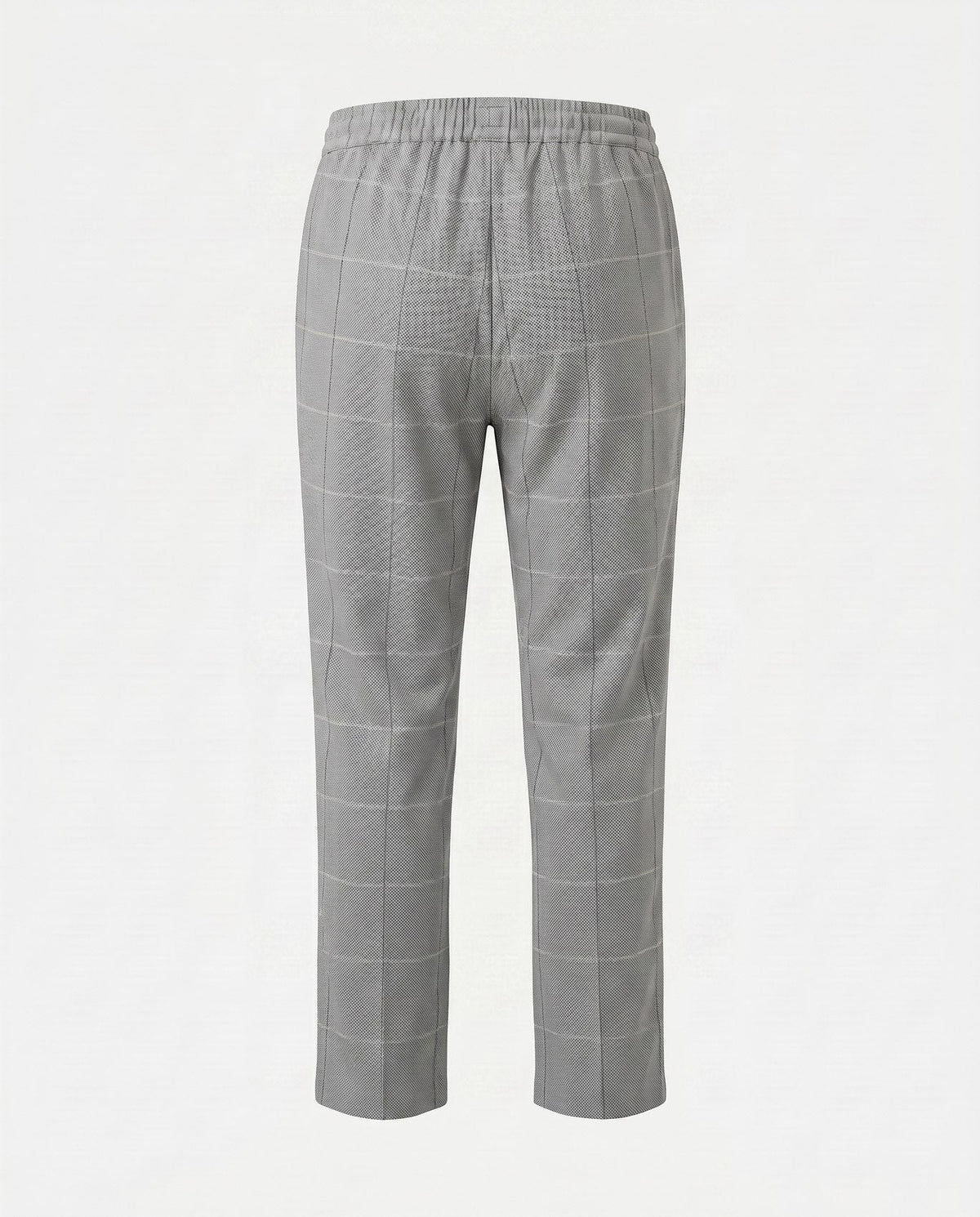 APPAMAN - Earth Grey Windowpane Everyday Stretch Pants