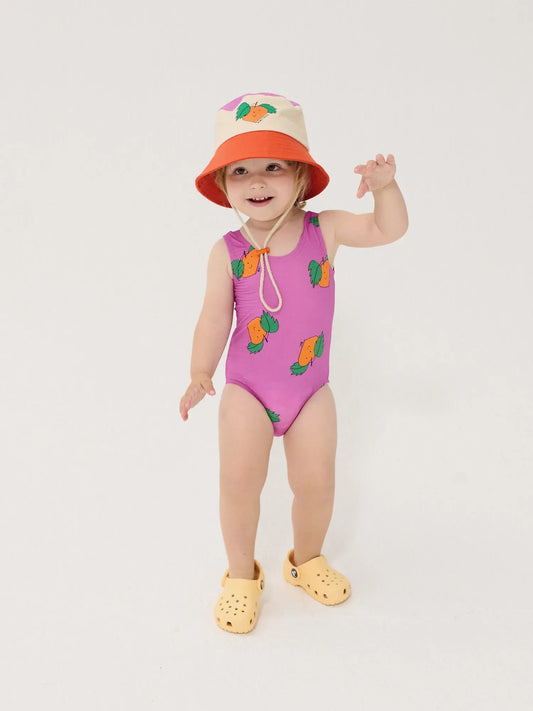 BOBO CHOSES - BBY - TANGERINE ALL OVER SWIMSUIT - FUCHSIA