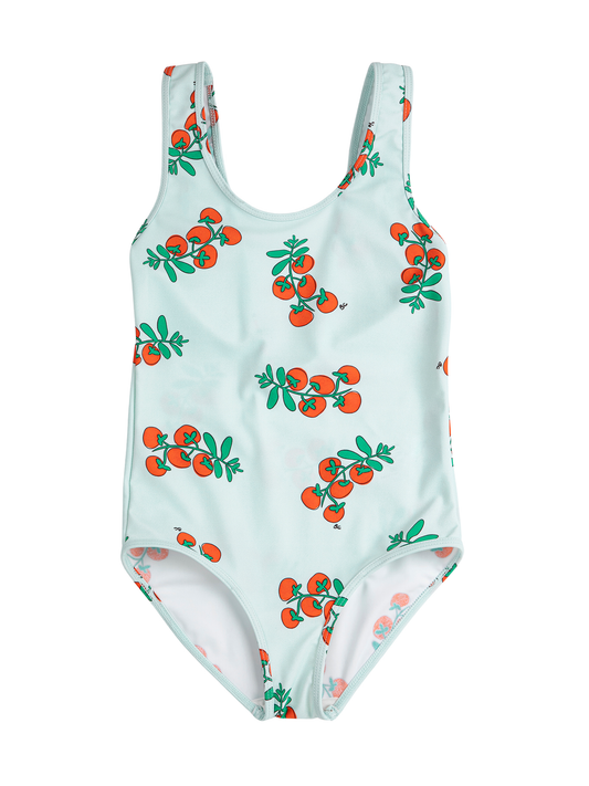 BOBO CHOSES - TG - JUICY TOMATOES ALL OVER SWIMSUIT - LIGHT BLUE