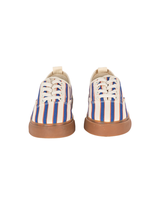 BOBO CHOSES - SHOES - BOBO CHOSES STRIPED SNEAKERS - MULTICOLOR