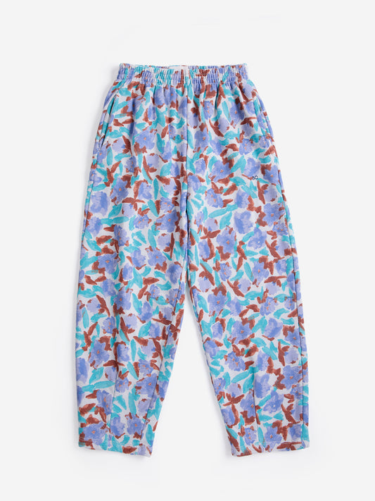 BOBO CHOSES - TG - WATERCOLOR ALL OVER COCOON JOGGING PANTS - LAVENDER