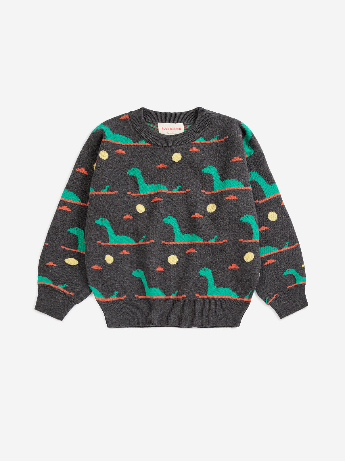 BOBO CHOSES - TG - LAKE MONSTER ALL OVER JACQUARD JUMPER - MULTI