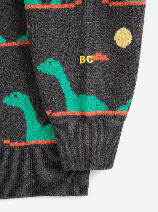 BOBO CHOSES - TG - LAKE MONSTER ALL OVER JACQUARD JUMPER - MULTI