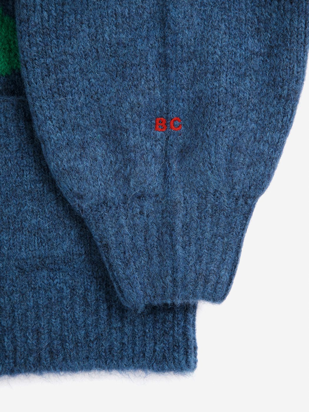 BOBO CHOSES - STAMP BLOOM CARDIGAN - MIDNIGHT BLUE