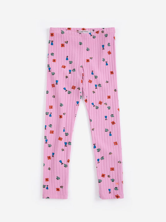 BOBO CHOSES - BLOSSOM ALL OVER LEGGINGS - PINK