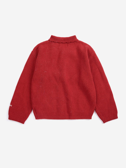 BOBO CHOSES - BLOSSOM CARDIGAN - RED