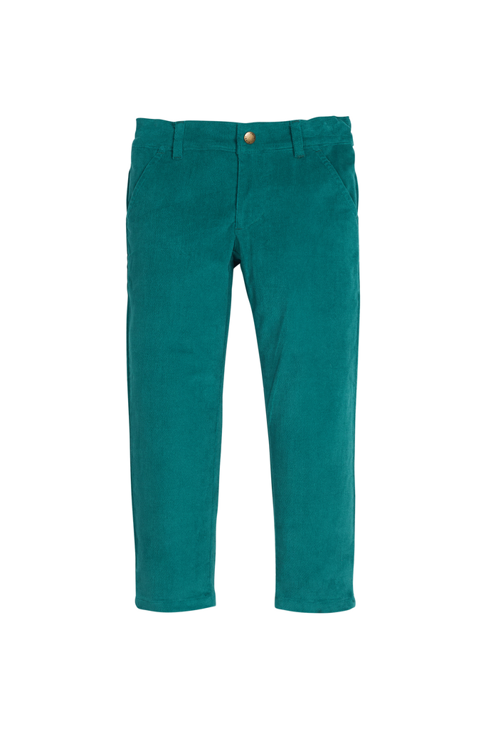 Bisby - Peacock Velvet Twiggy Pants