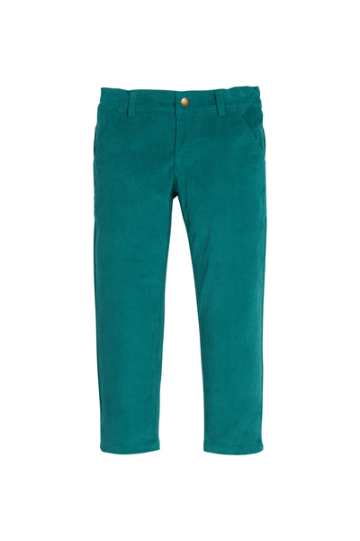 Bisby - Peacock Velvet Twiggy Pants