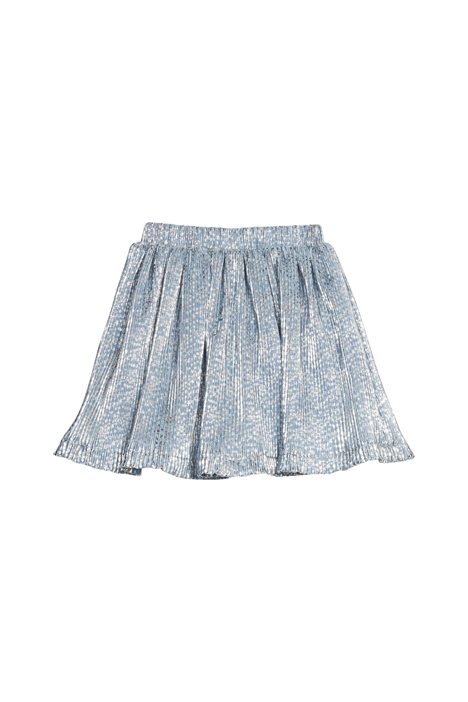 Crinkle Skort - Blue Crinkle Stars