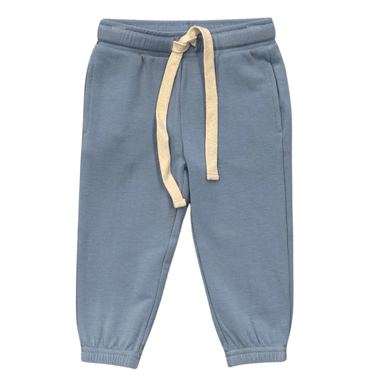 BABYSPROUTS - BBY - BOY'S JOGGERS - DUSTY BLUE