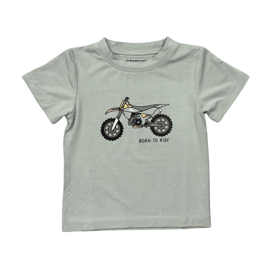 BABYSPROUTS - TB - BOY'S SHORT SLEEVE TEE - BORN TO RIDE