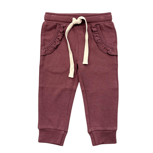 BABYSPROUTS - BBY - GIRL'S JOGGERS - ROSE BROWN