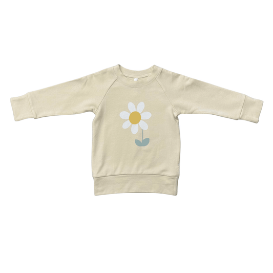 BABYSPROUTS - TG - GIRL'S RAGLAN SWEATSHIRT - GOLDEN DAISY