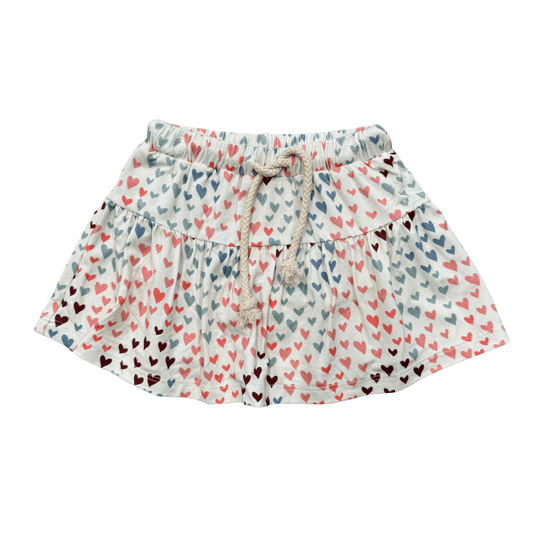 BABYSPROUTS - TG - SKORT - RAINBOW HEARTS