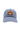 Rey To Z - Terry Teddy Bear Dusty Blue Hat