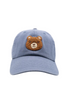 Rey To Z - Terry Teddy Bear Dusty Blue Hat