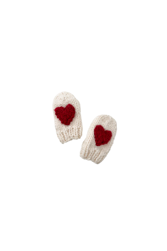 Blueberry Hill -ACC- Heart Mittens - Red