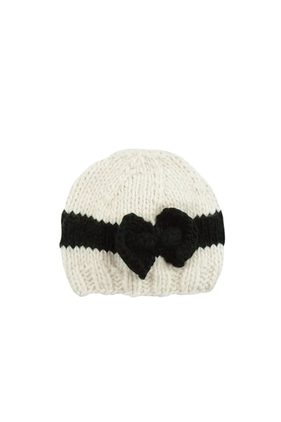 Blueberry Hill - Sabrina Bow Hat Cream/Black