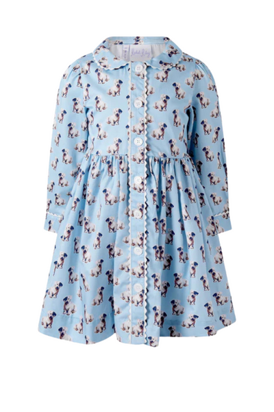 Rachel Riley - Puppy Button Front Dress
