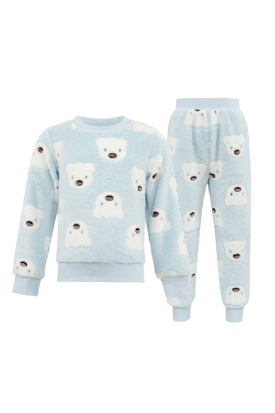 Lola And The Boys - Baby Blue Bear Fuzzy Set