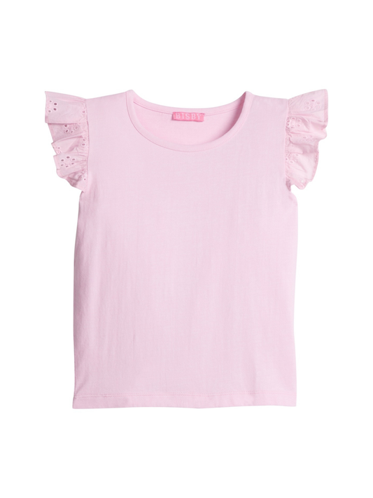 LITTLE ENGLISH - TG - EYELET TANK  -  PINK