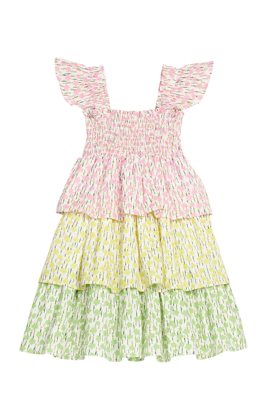 LITTLE ENGLISH - TG - LEELEE DRESS  - DARIEN DAISIES