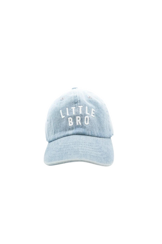 "Lil Bro" Denim Trucker Hat (Infant)