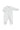 Nellapima - White Milano Footie With Pink Trim